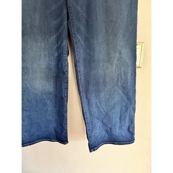 NWT Madewell The Plus Perfect Vintage Wide Leg Jeans Pipestone Wash Size 18W - Picture 7 of 12